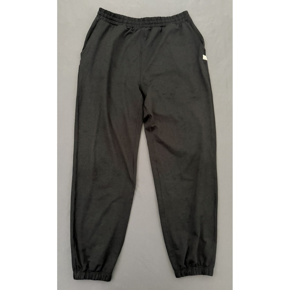 Vuori Boyfriend Jogger Pants Woman's Size Medium Black Stretch Pockets VW457